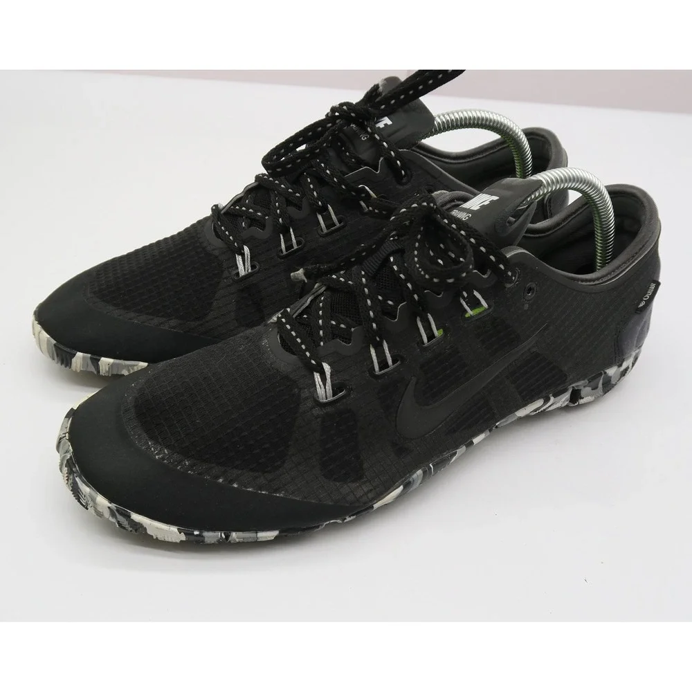 Nike Free Trainer 5.0 V4 Mens Black Grey Camo Training Shoes Size 10.5